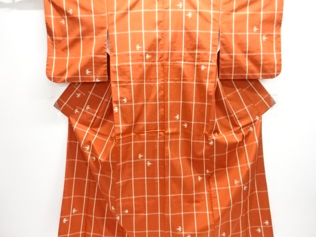 JAPANESE KIMONO / YONEZAWA TSUMUGI / ENSEMBLE / WOVEN KASURI 
